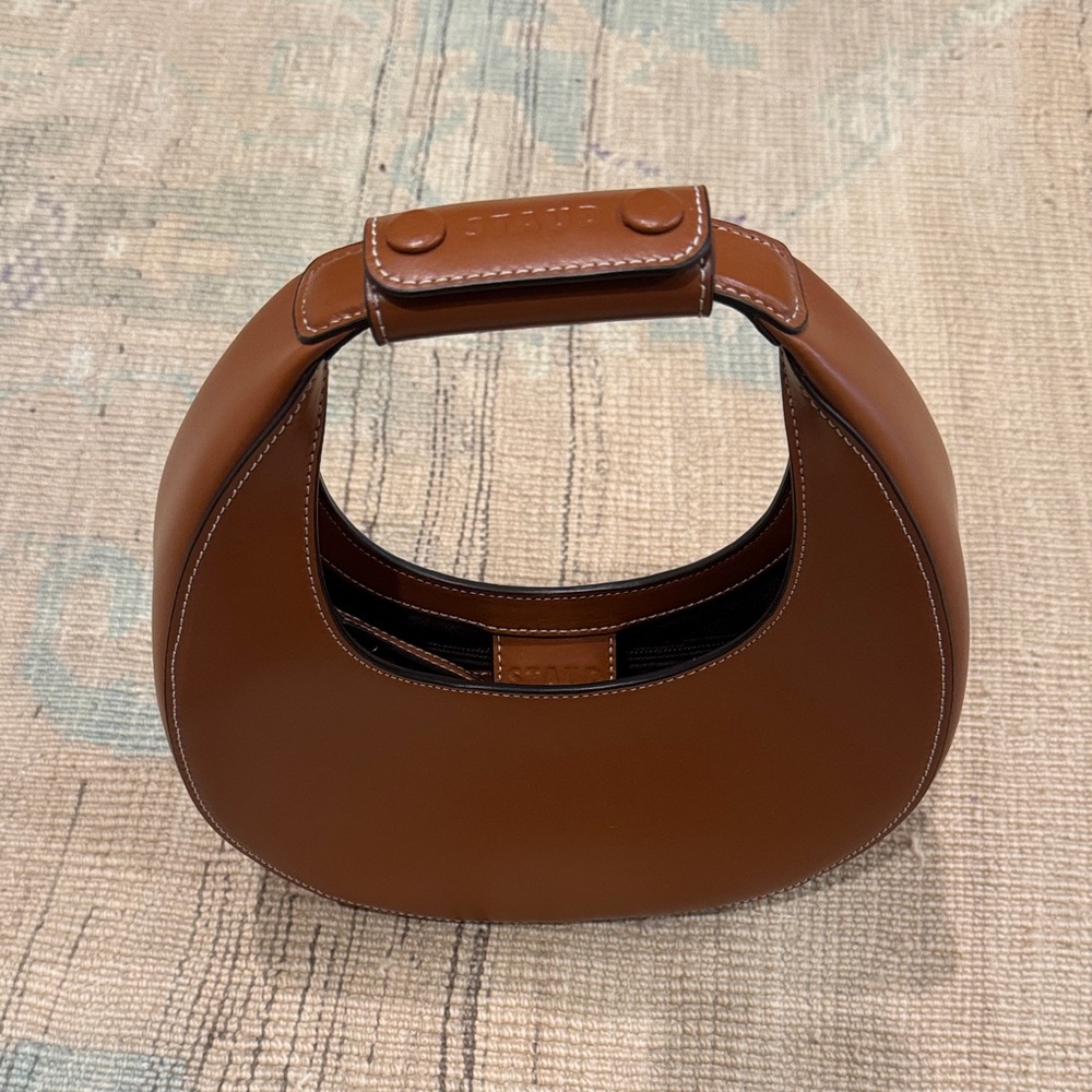 STAUD MINI Moon Saddle Crossbody Bag - Picture 2 of 8